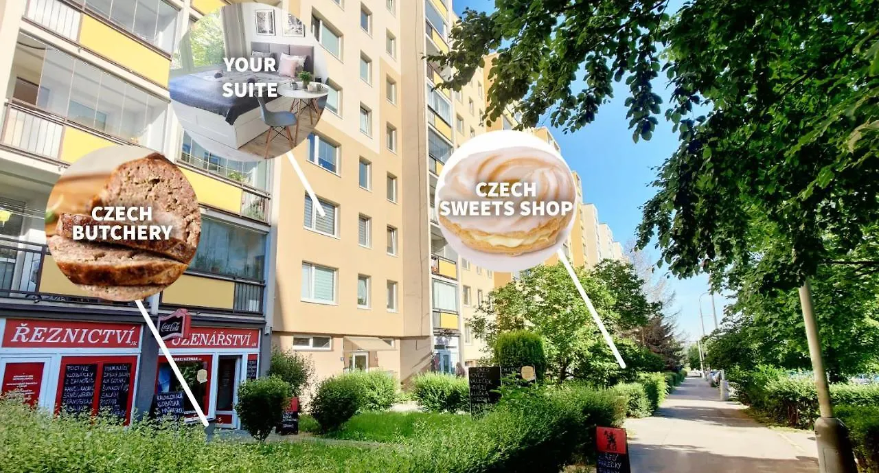 King Size Sunny Home 19 Minutes To Center Praha